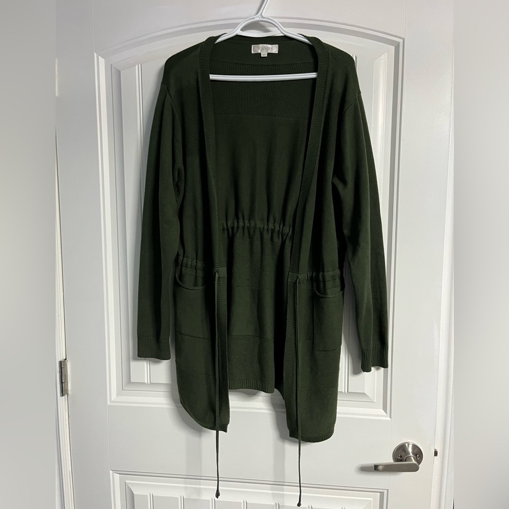 Elegant‎ Dark Green Cardigan by [Brand]